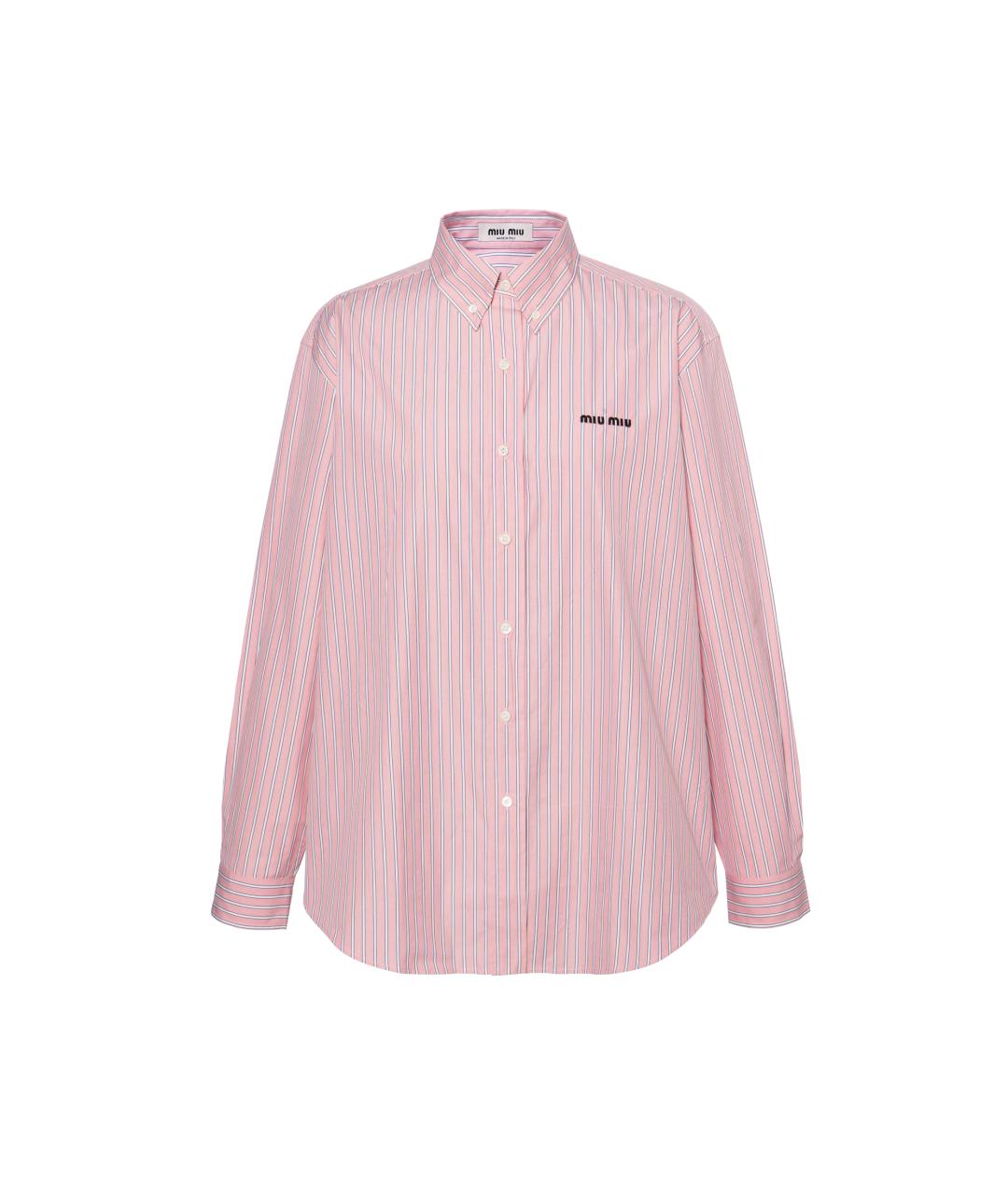 MIU MIU Розовая рубашка, фото 6