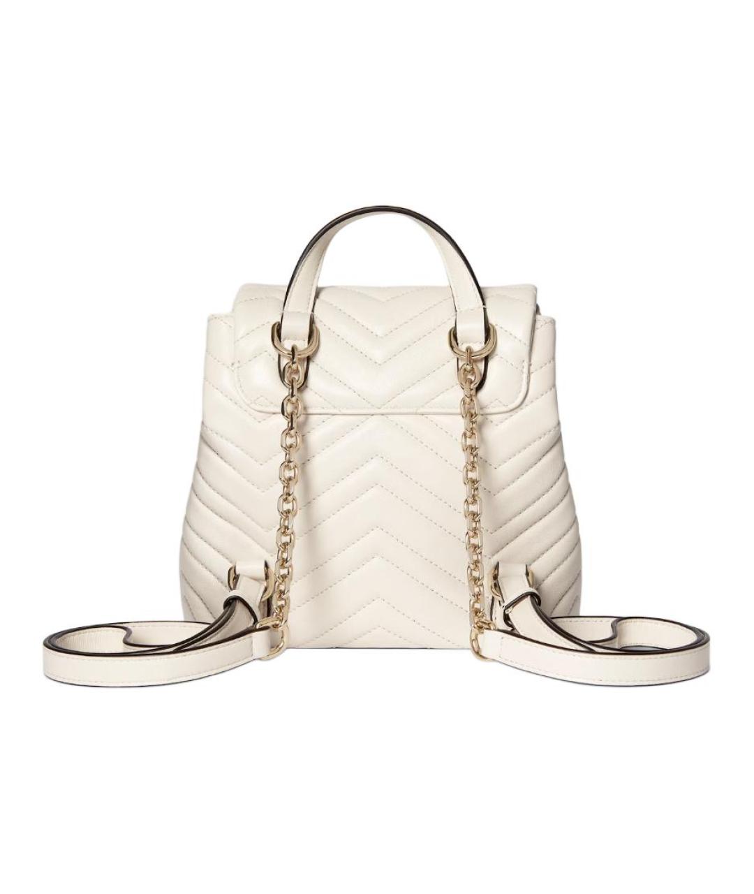 GUCCI Белый кожаный рюкзак, фото 3