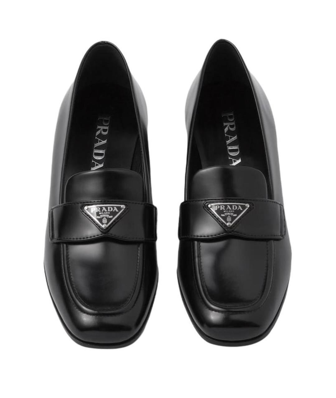 PRADA Черные лоферы, фото 4