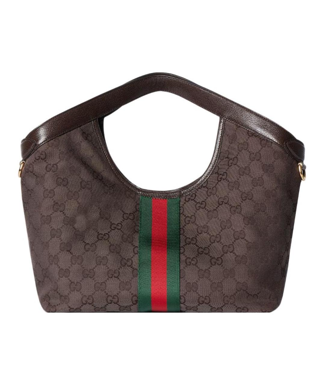 GUCCI Коричневая сумка тоут, фото 3