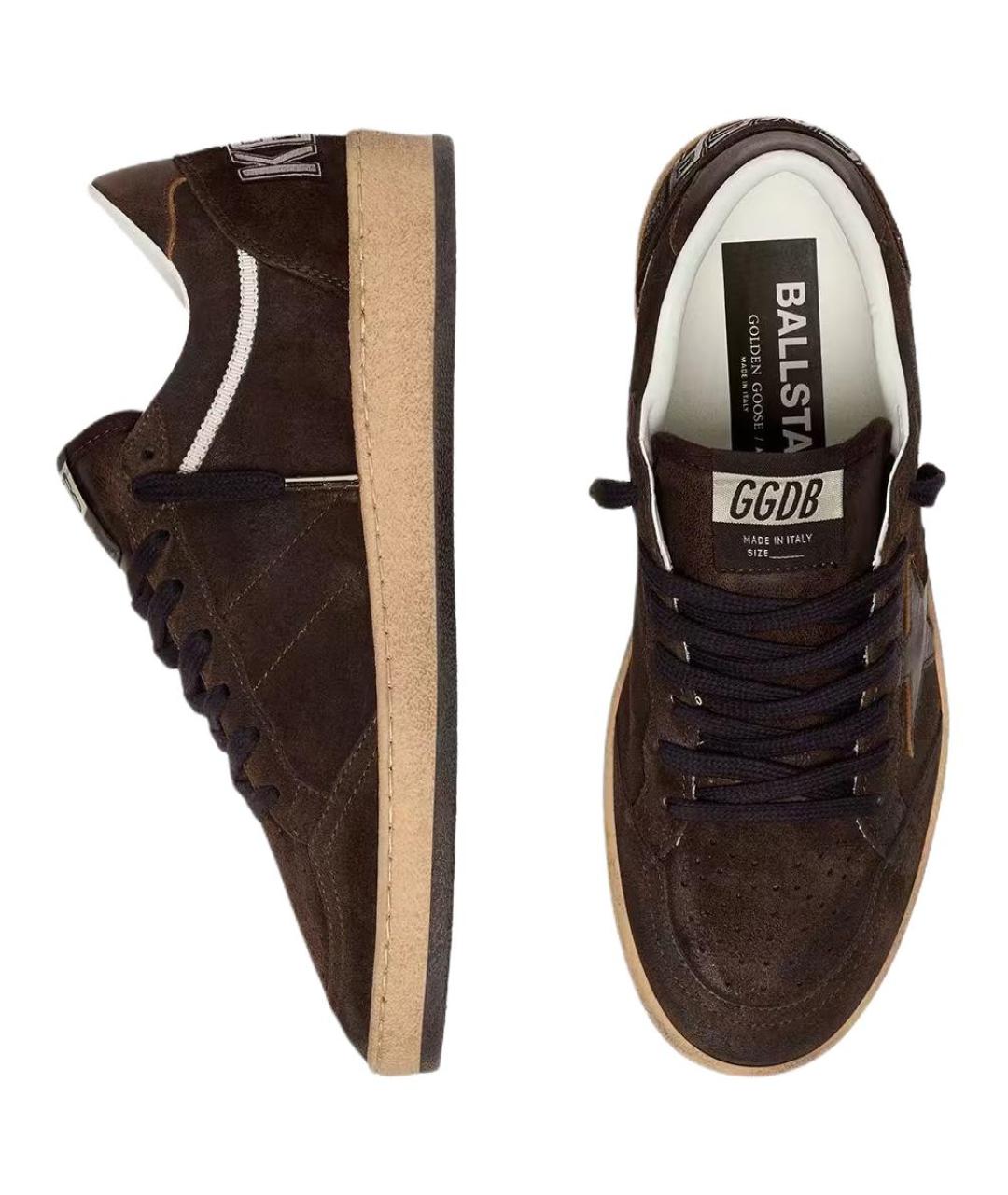 GOLDEN GOOSE DELUXE BRAND Коричневые кроссовки, фото 4