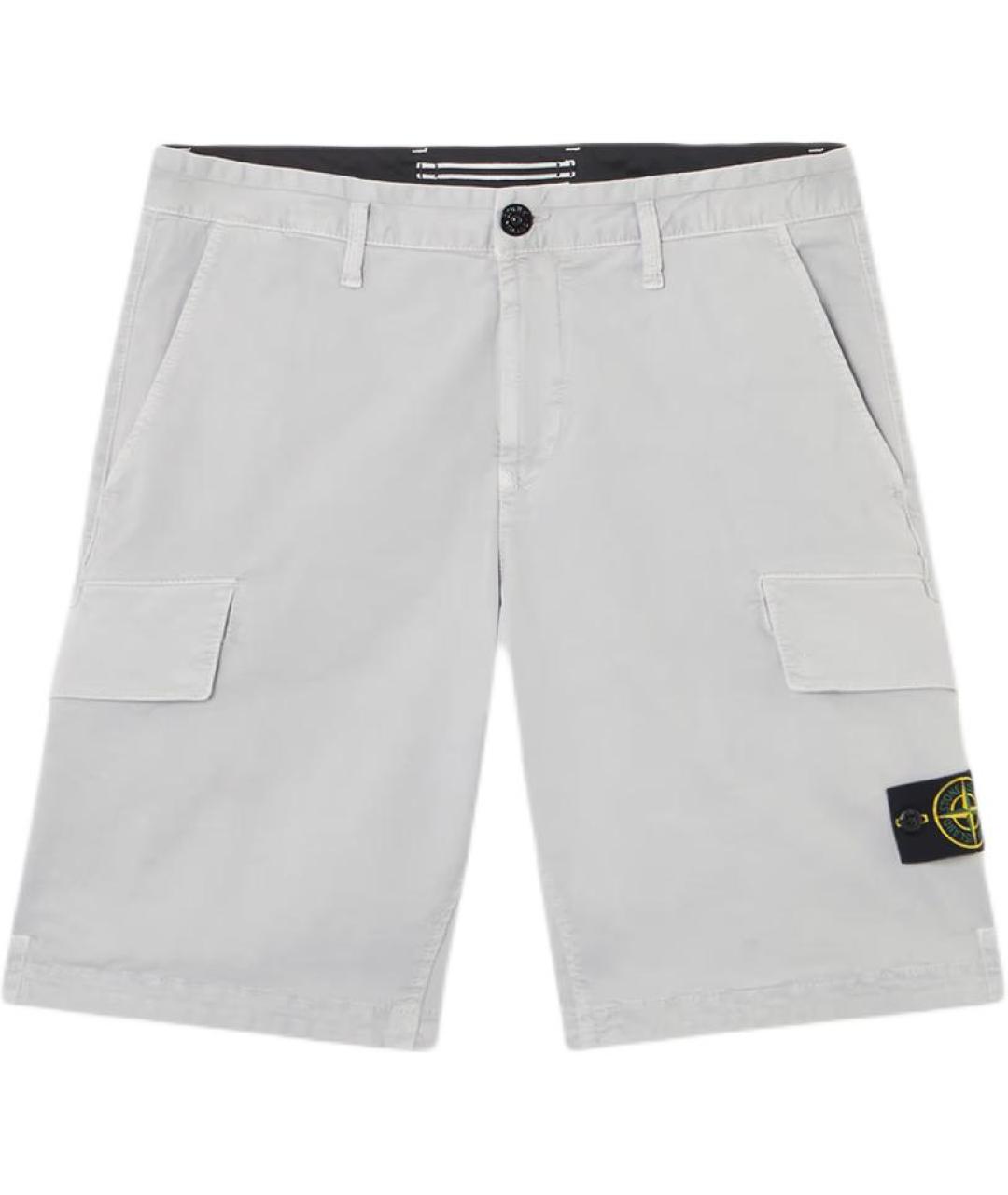STONE ISLAND Серые шорты, фото 1
