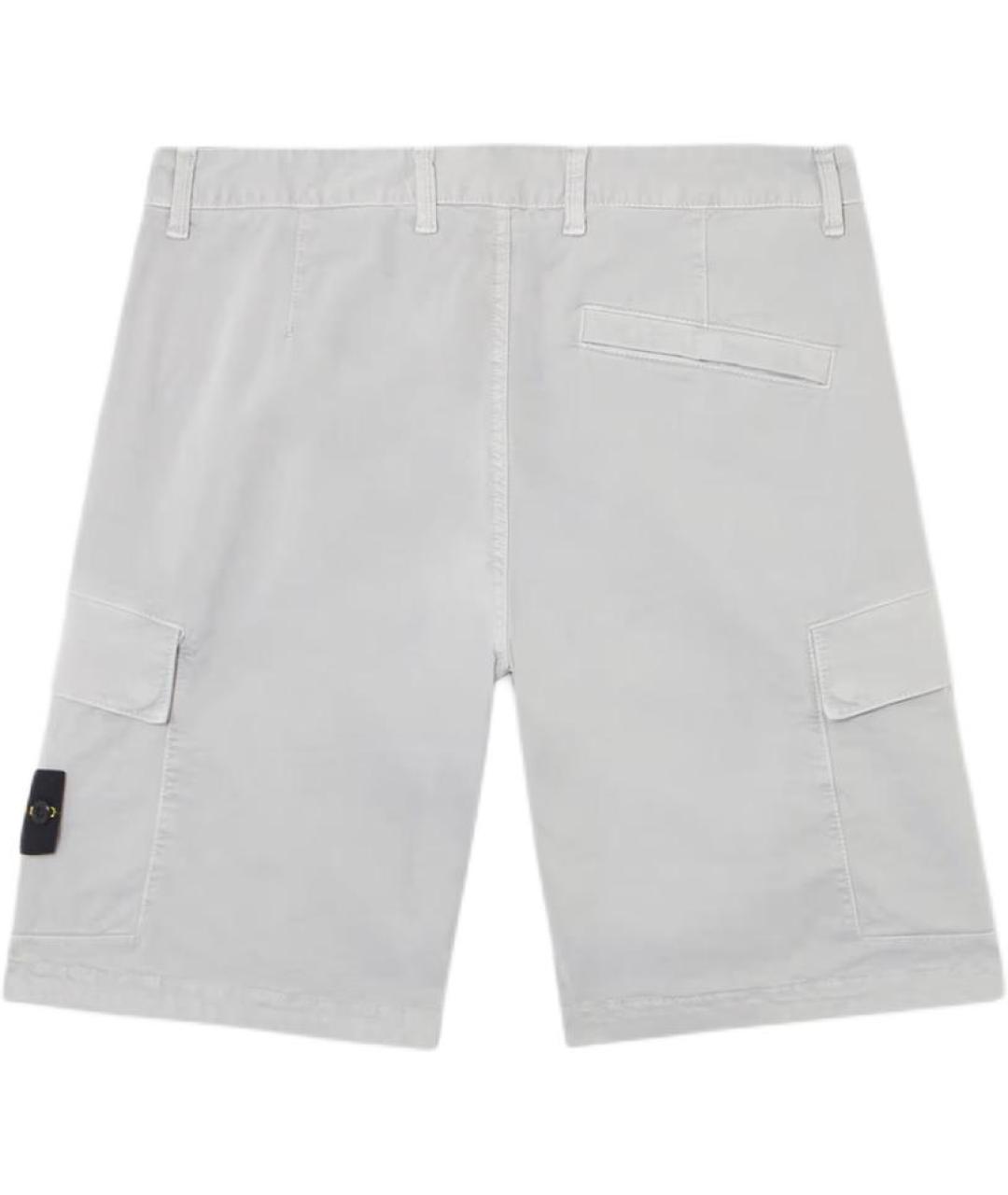 STONE ISLAND Серые шорты, фото 2