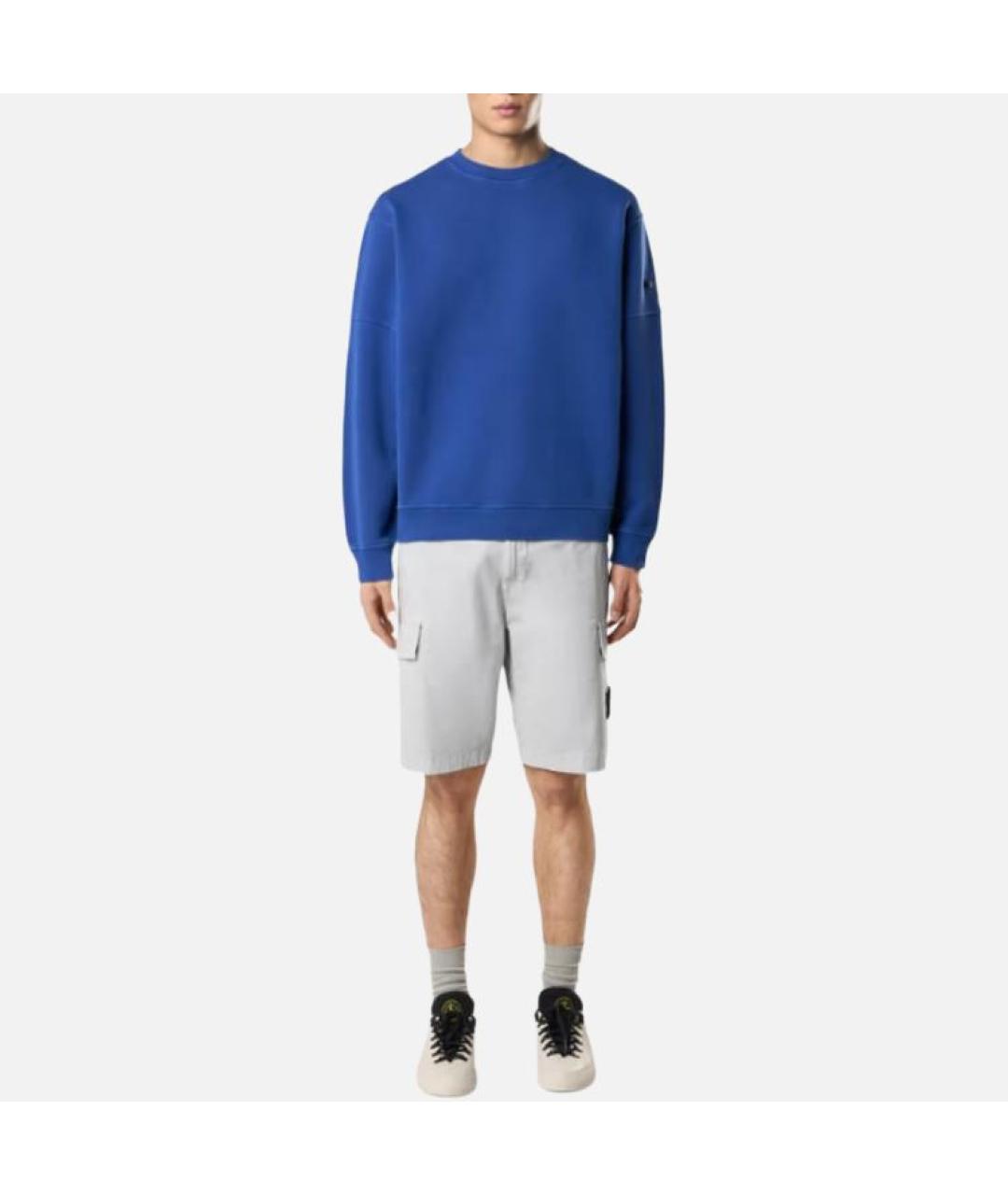 STONE ISLAND Серые шорты, фото 4