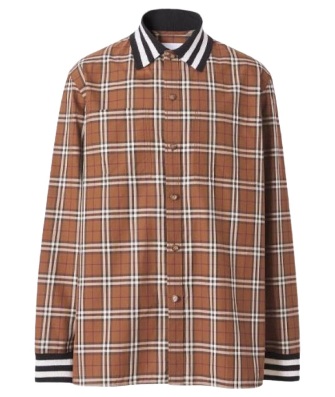 BURBERRY Коричневая классическая рубашка, фото 1