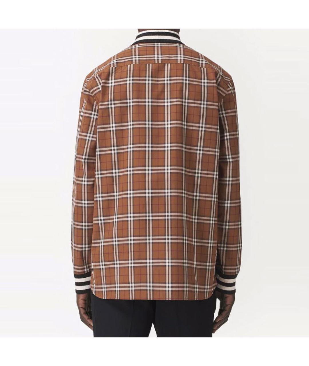 BURBERRY Коричневая классическая рубашка, фото 2