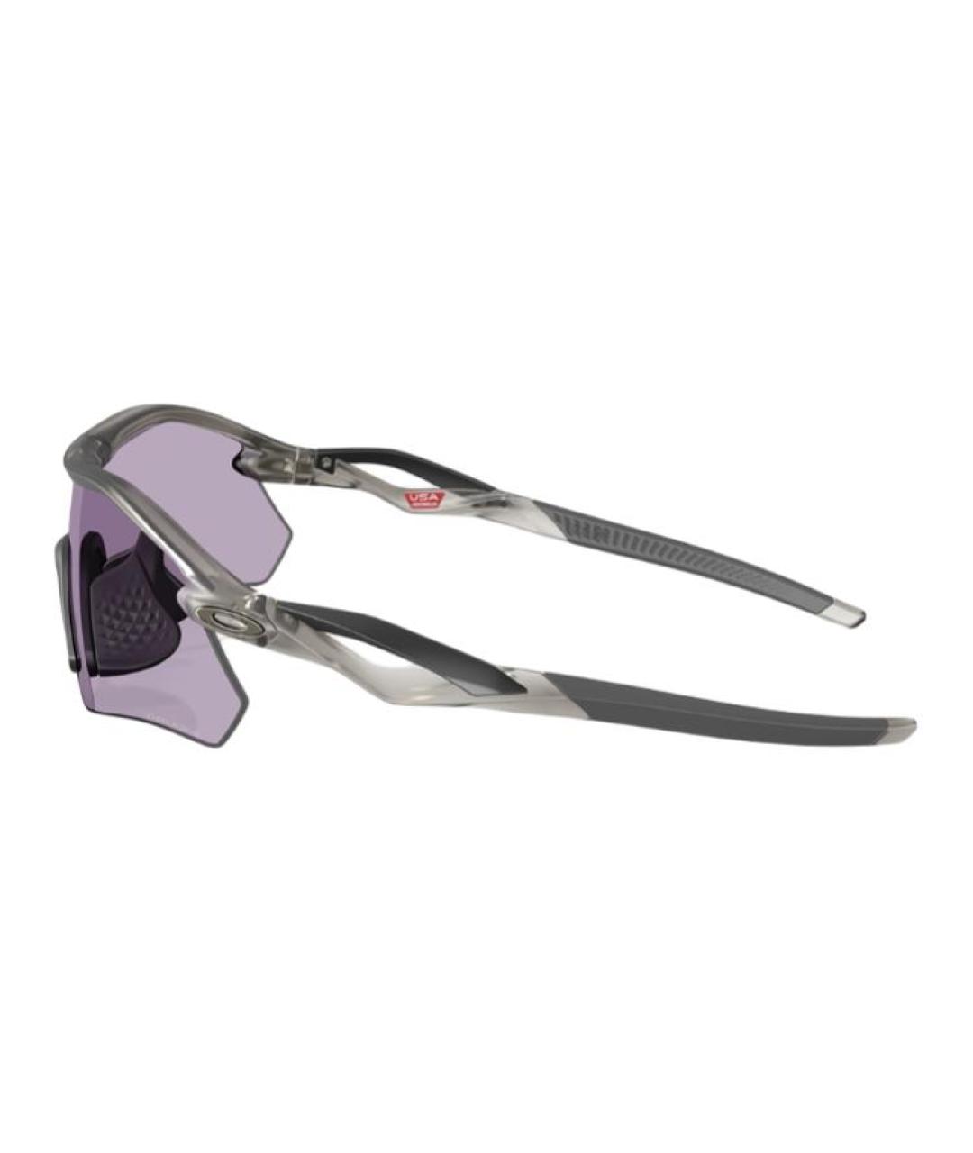OAKLEY Серые пластиковые солнцезащитные очки, фото 4