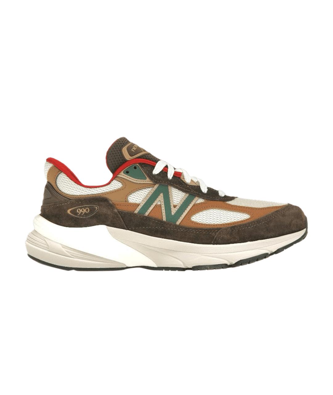 NEW BALANCE Коричневые замшевые кроссовки, фото 2