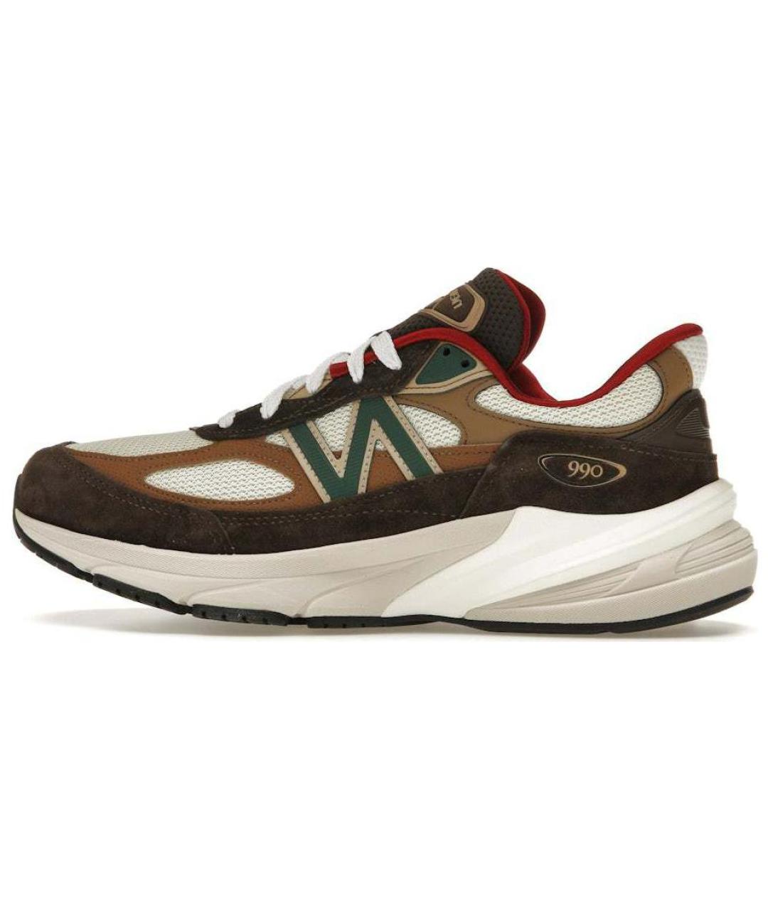 NEW BALANCE Коричневые замшевые кроссовки, фото 7