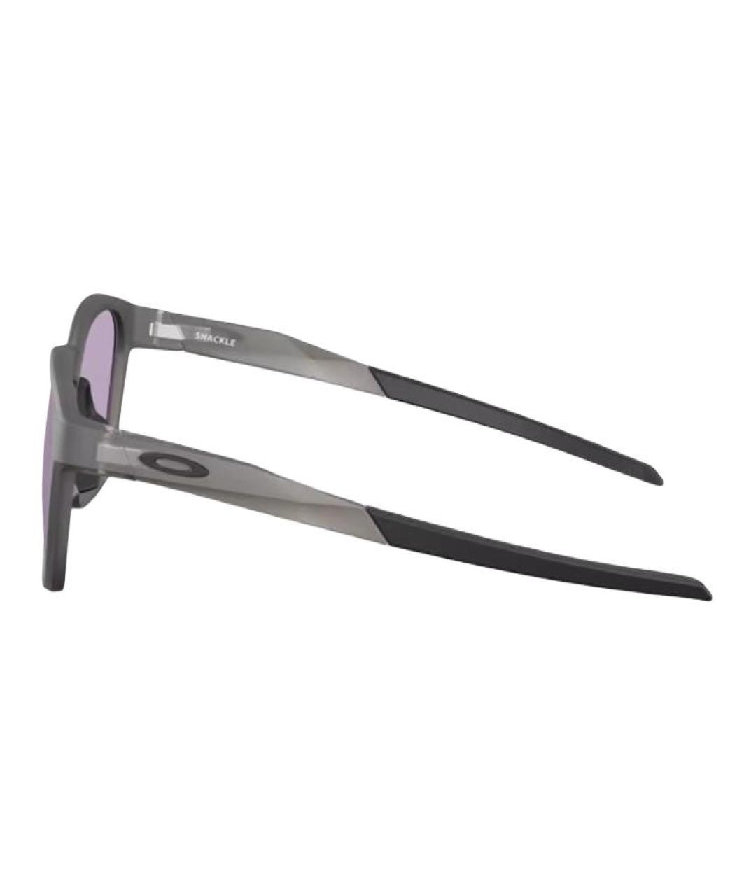 OAKLEY Серые пластиковые солнцезащитные очки, фото 4