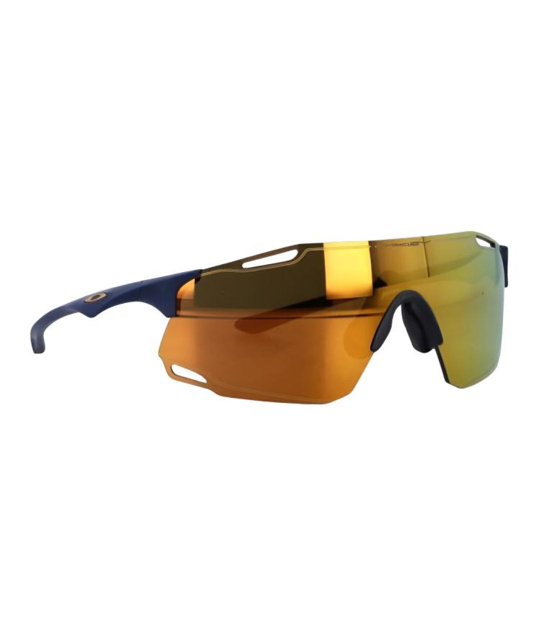OAKLEY Коричневые пластиковые солнцезащитные очки, фото 3