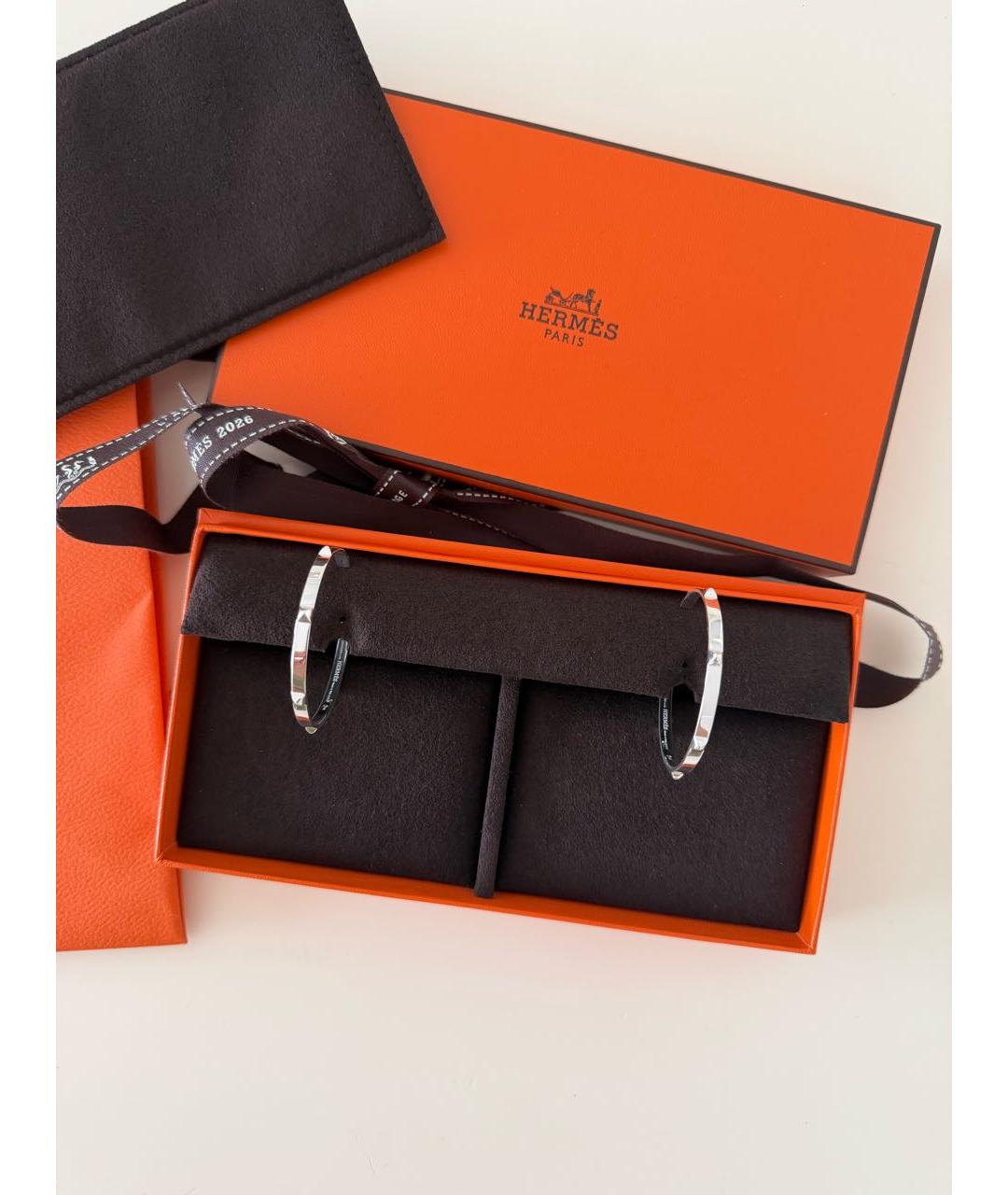 HERMES Серебряные серебряные серьги, фото 2