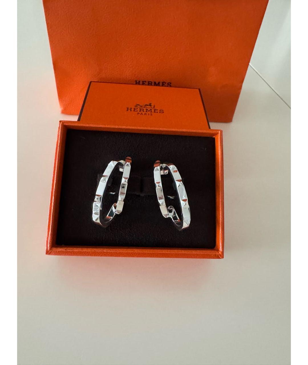 HERMES Серебряные серебряные серьги, фото 2
