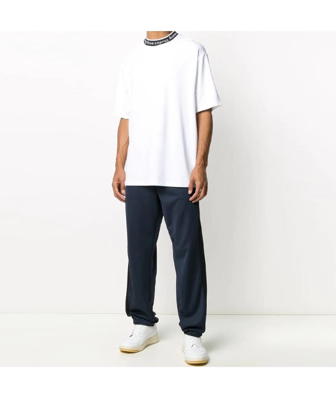 ACNE STUDIOS Белая хлопковая футболка, фото 4