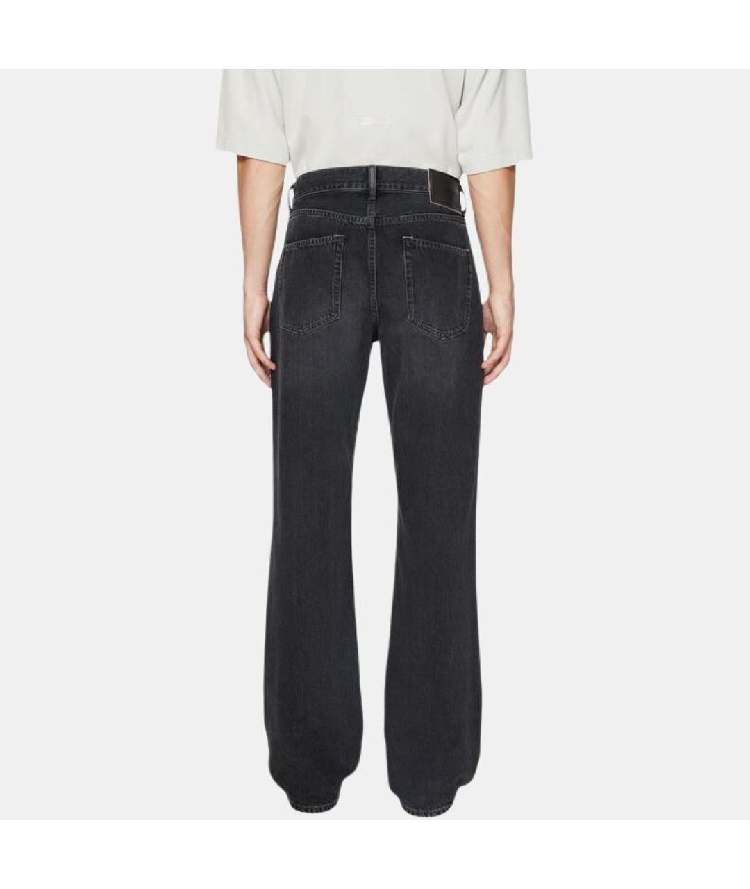 ACNE STUDIOS Черные прямые джинсы, фото 3