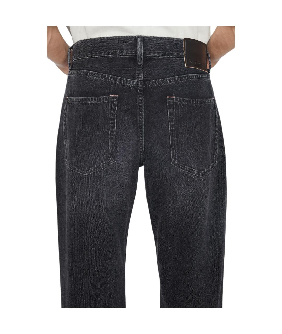 ACNE STUDIOS Черные прямые джинсы, фото 5