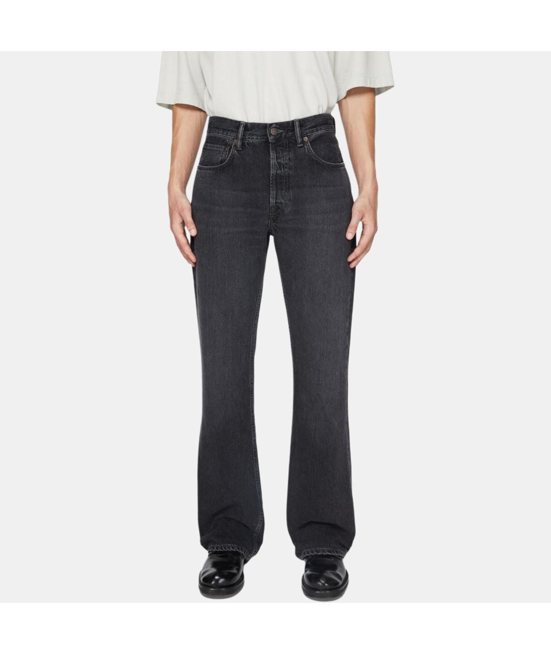 ACNE STUDIOS Черные прямые джинсы, фото 2
