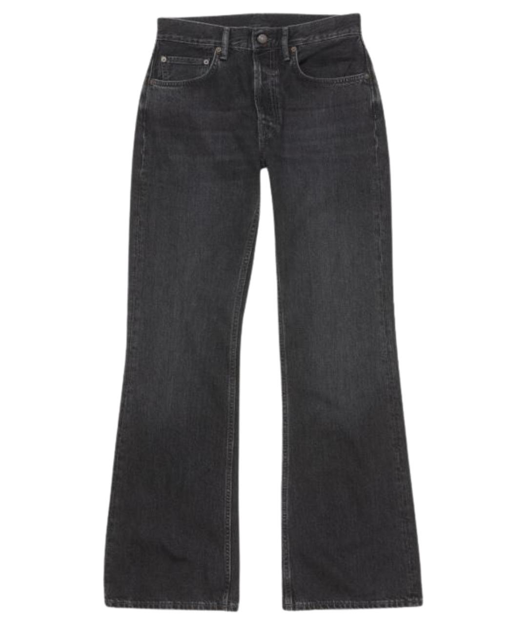 ACNE STUDIOS Черные прямые джинсы, фото 1