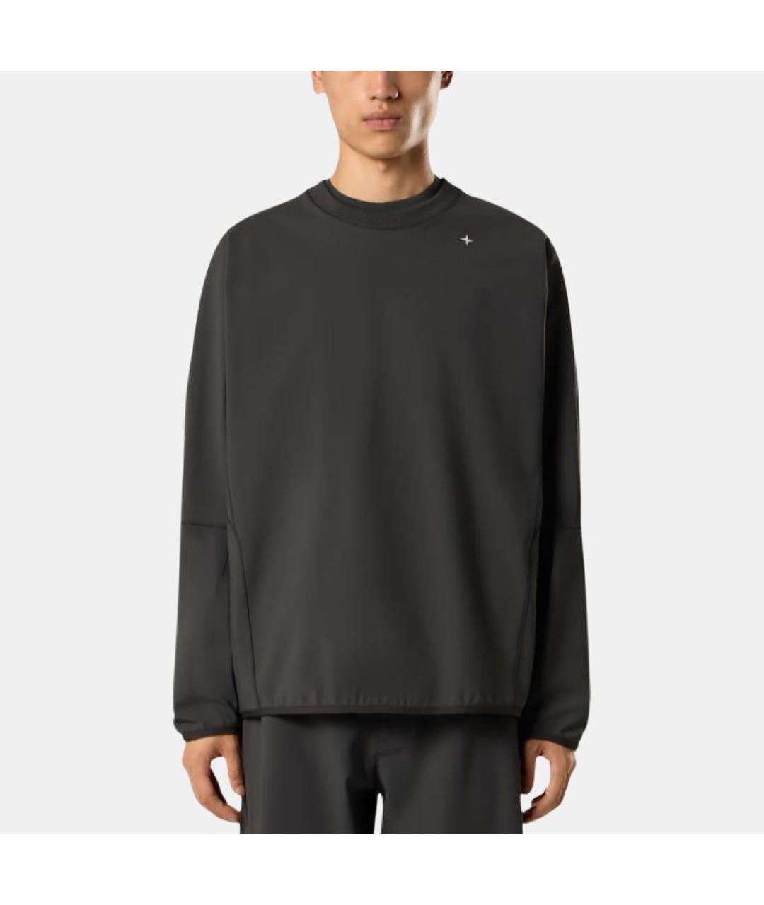 STONE ISLAND Серая футболка, фото 4