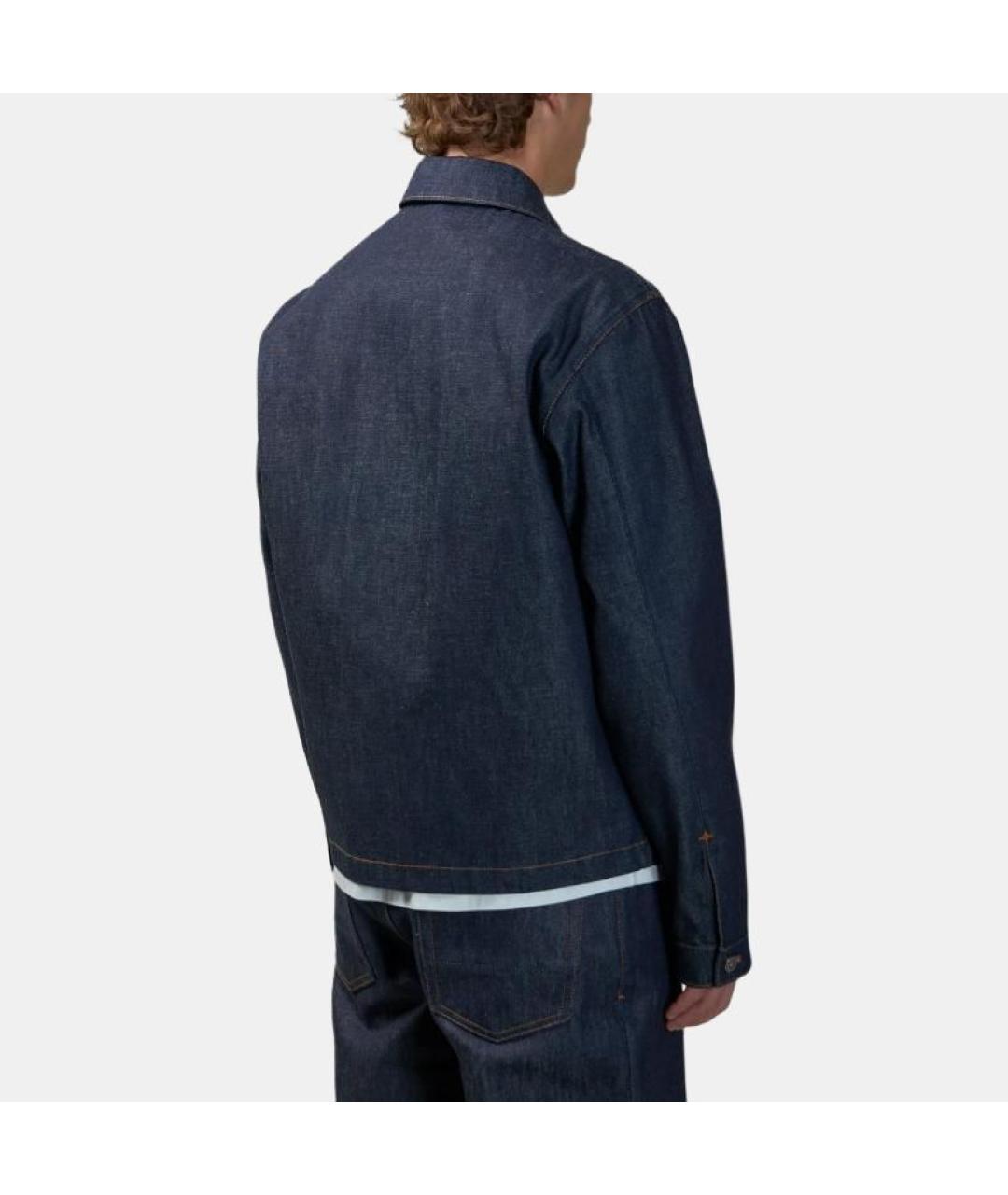 STONE ISLAND Синяя деним куртка, фото 5