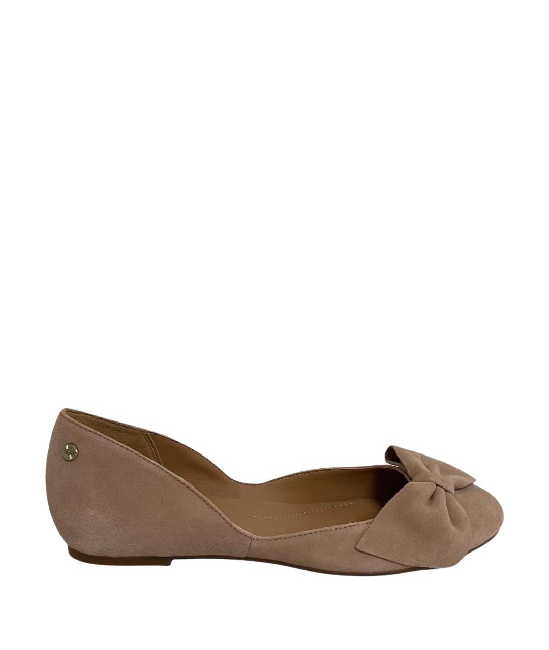 UGG Коричневые замшевые балетки, фото 1