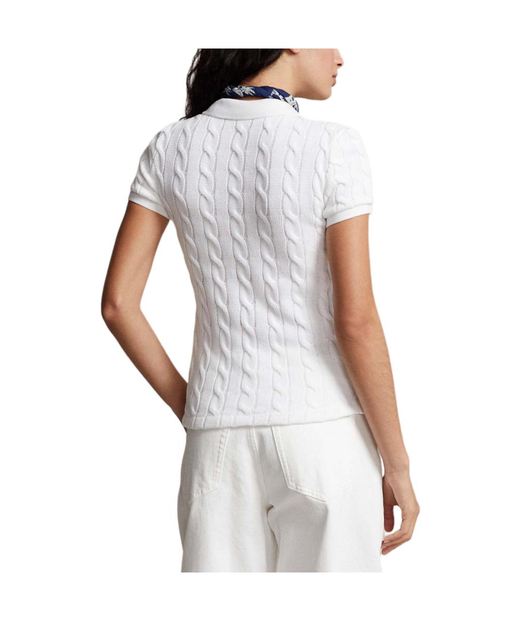 POLO RALPH LAUREN Белый джемпер / свитер, фото 4