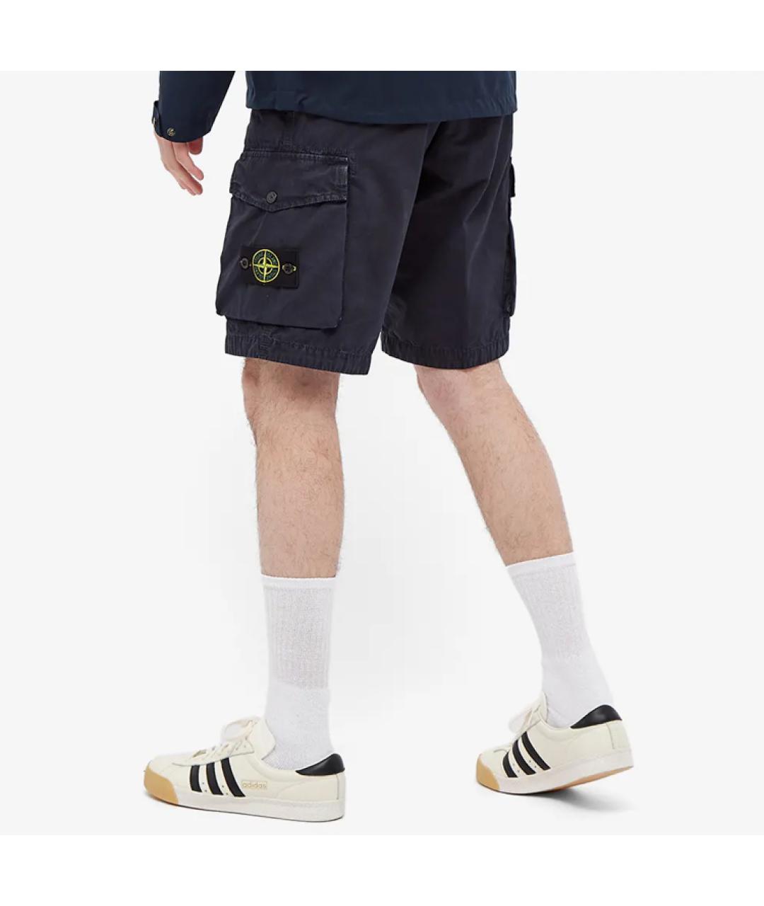 STONE ISLAND Синие шорты, фото 4