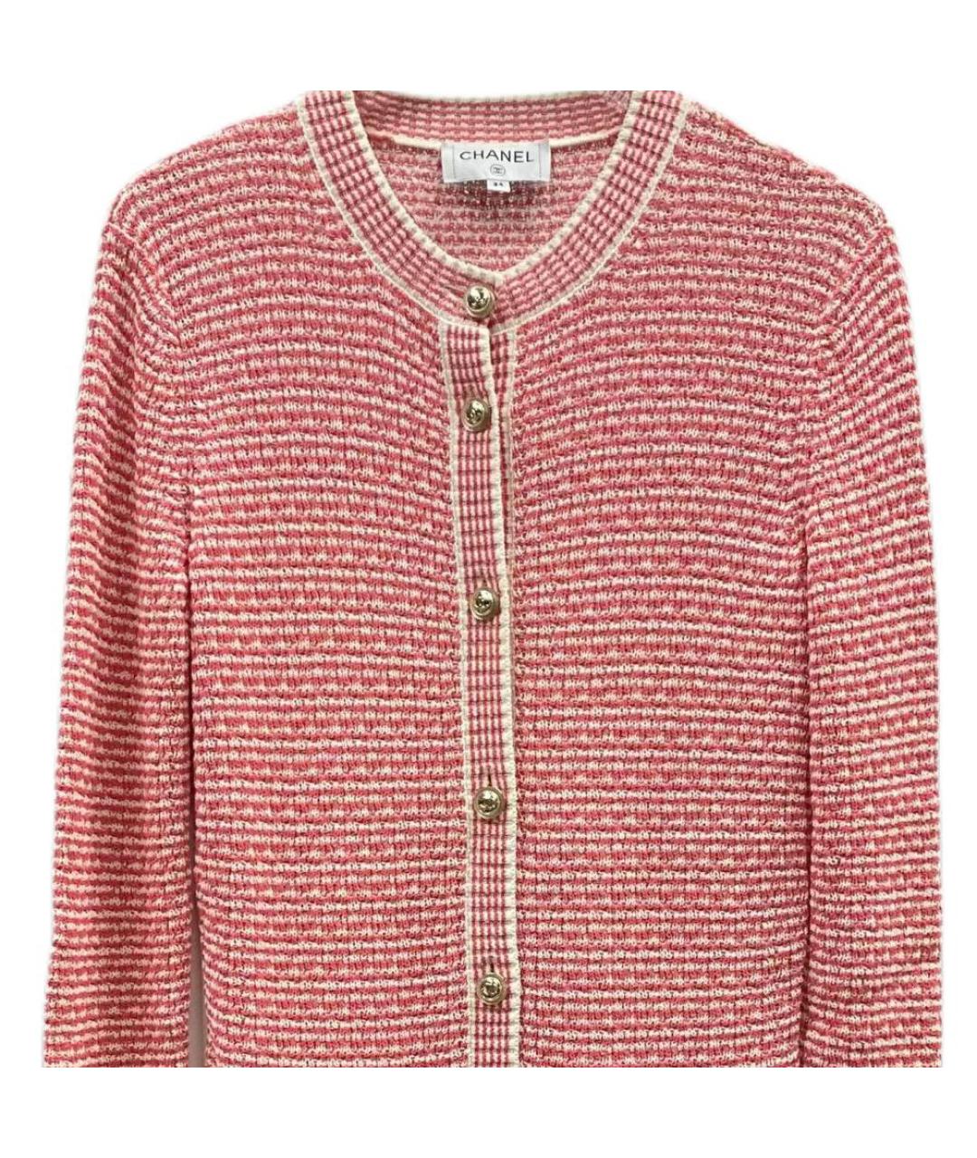 CHANEL Розовый кардиган, фото 3