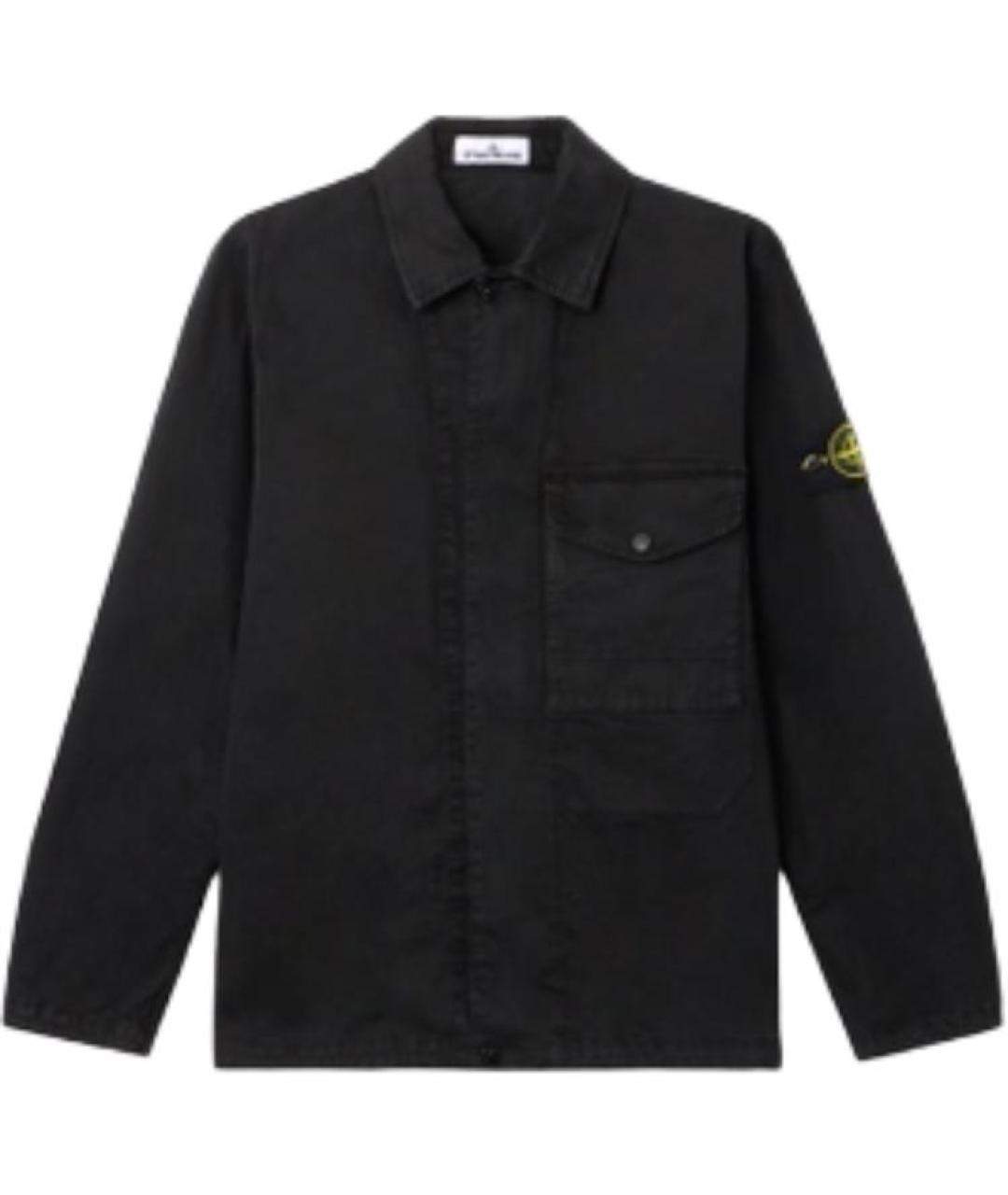 STONE ISLAND Черная куртка, фото 1
