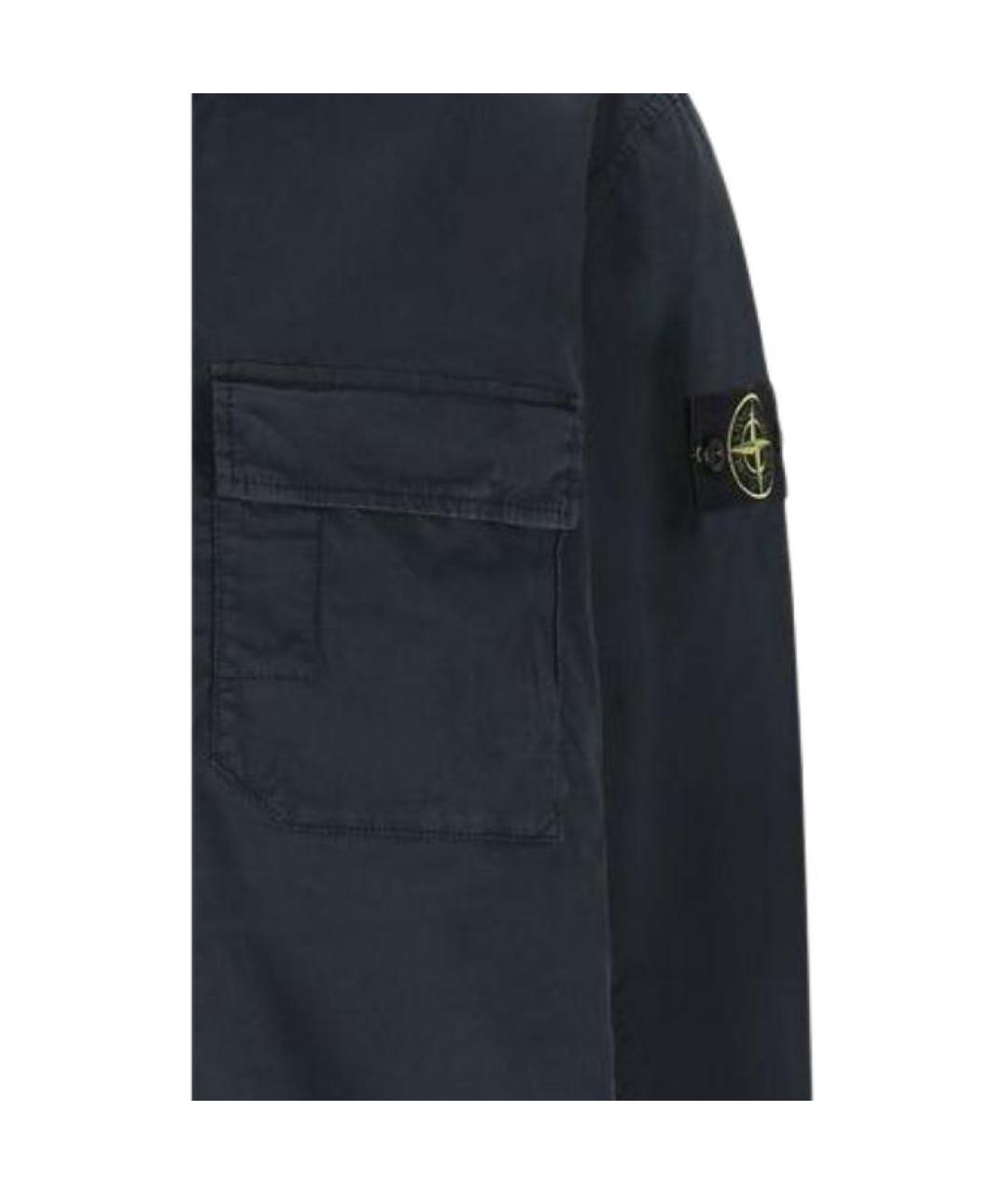 STONE ISLAND Темно-синяя куртка, фото 4