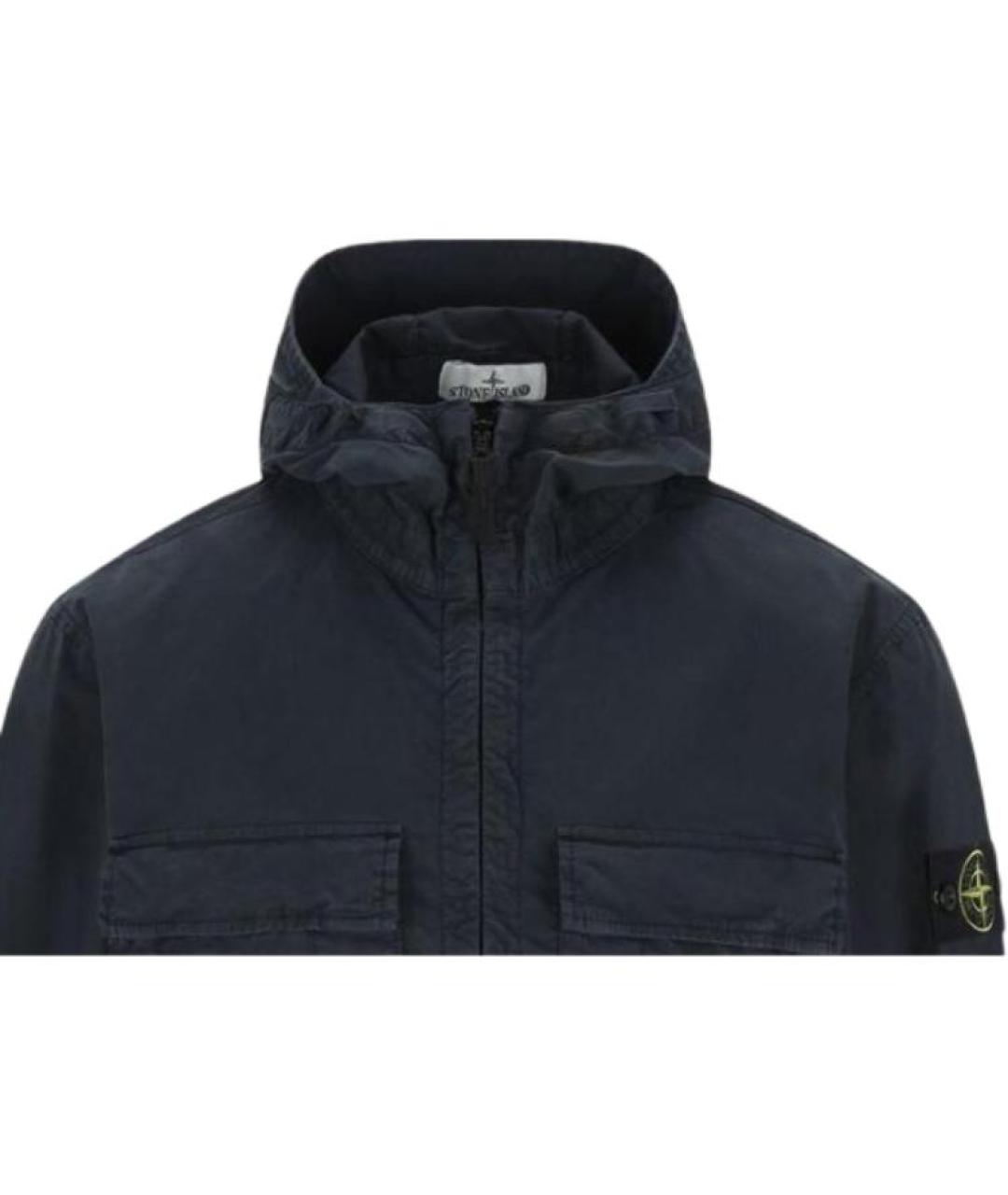 STONE ISLAND Темно-синяя куртка, фото 5