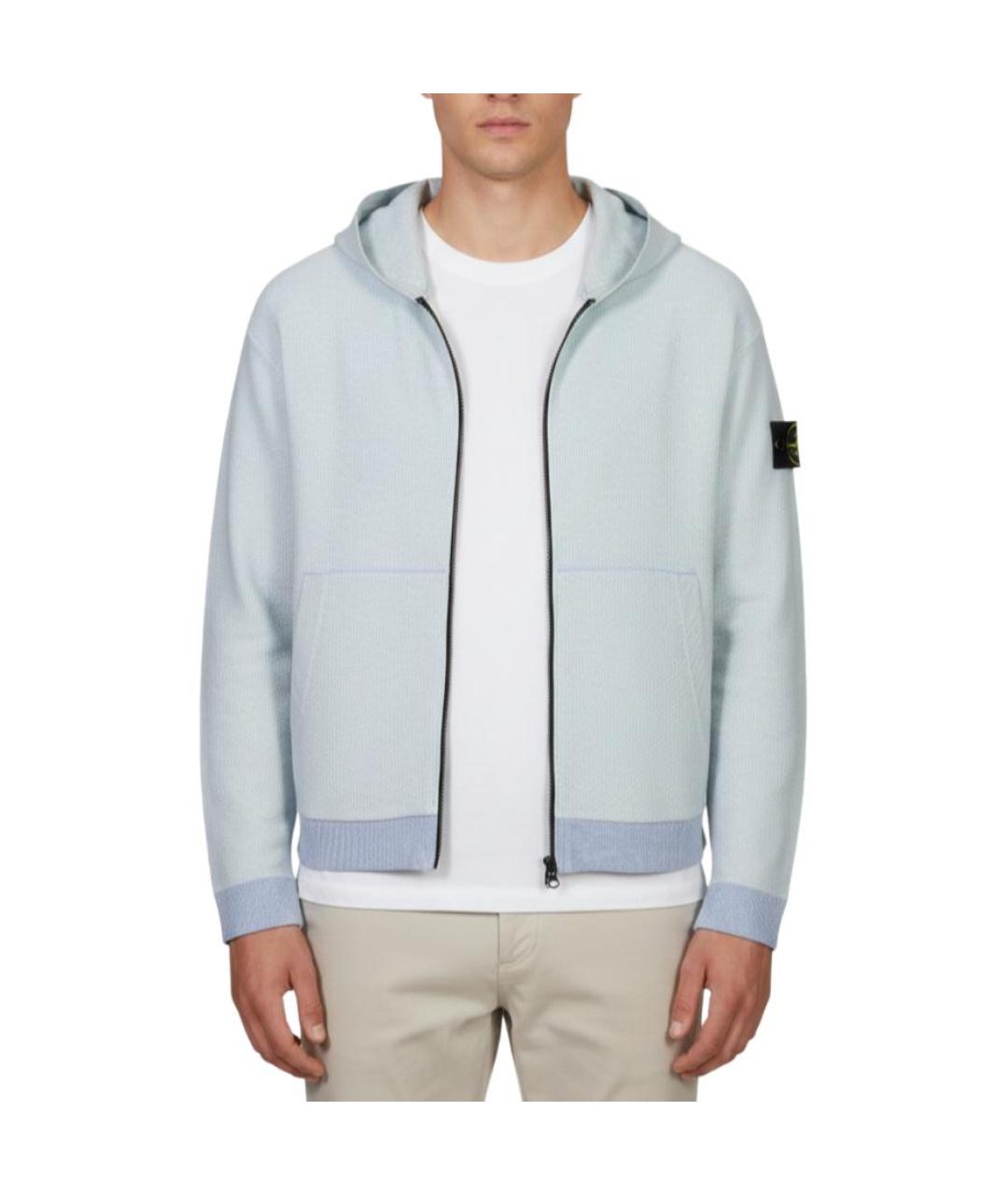 STONE ISLAND Голубая куртка, фото 6