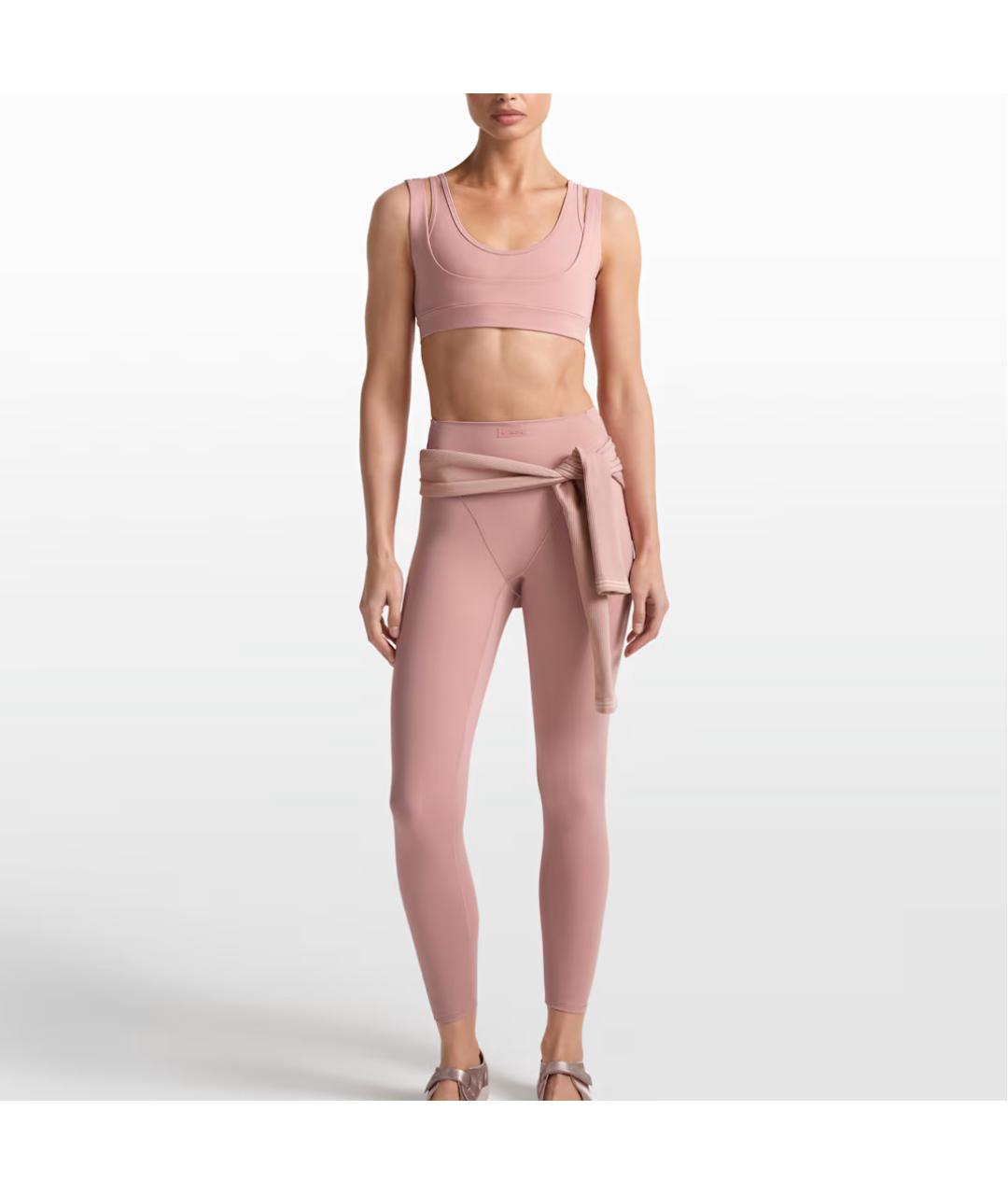 NIKE Розовые спортивные брюки и шорты, фото 2