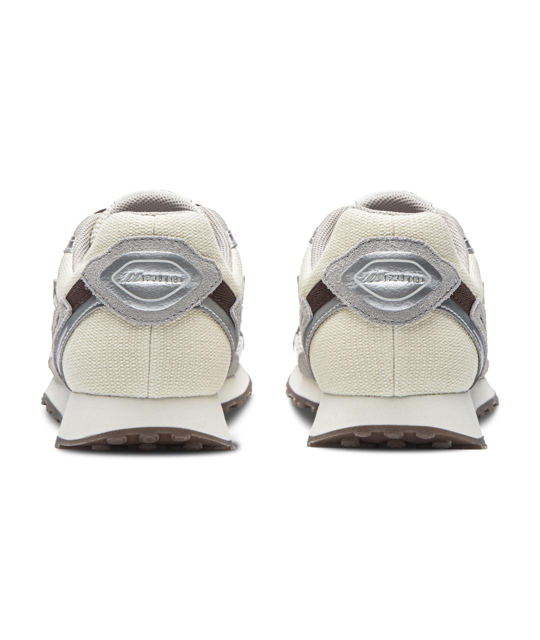 MIZUNO Серые кожаные кроссовки, фото 5