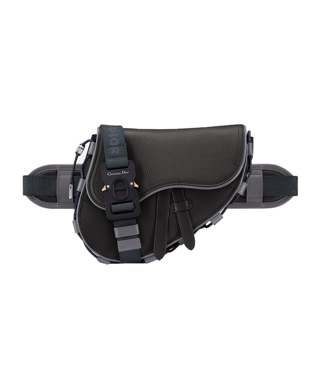 CHRISTIAN DIOR Черная поясная сумка, фото 1