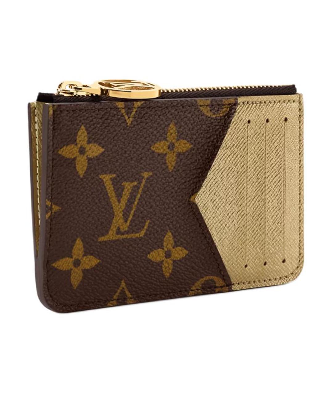 LOUIS VUITTON Коричневый кардхолдер, фото 2