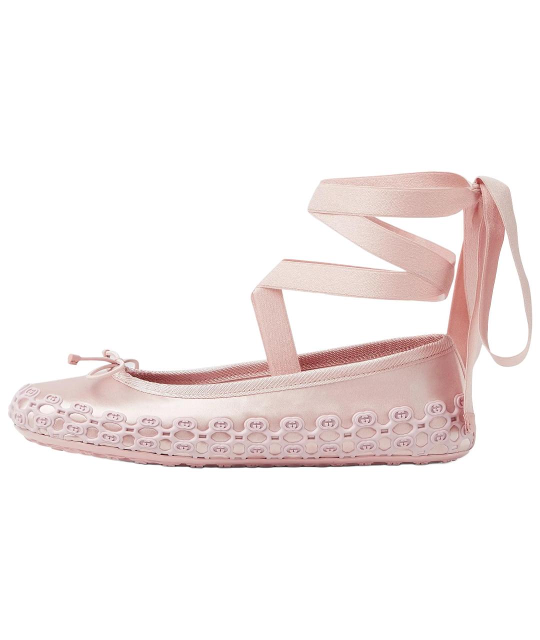 GUCCI Розовые балетки, фото 2