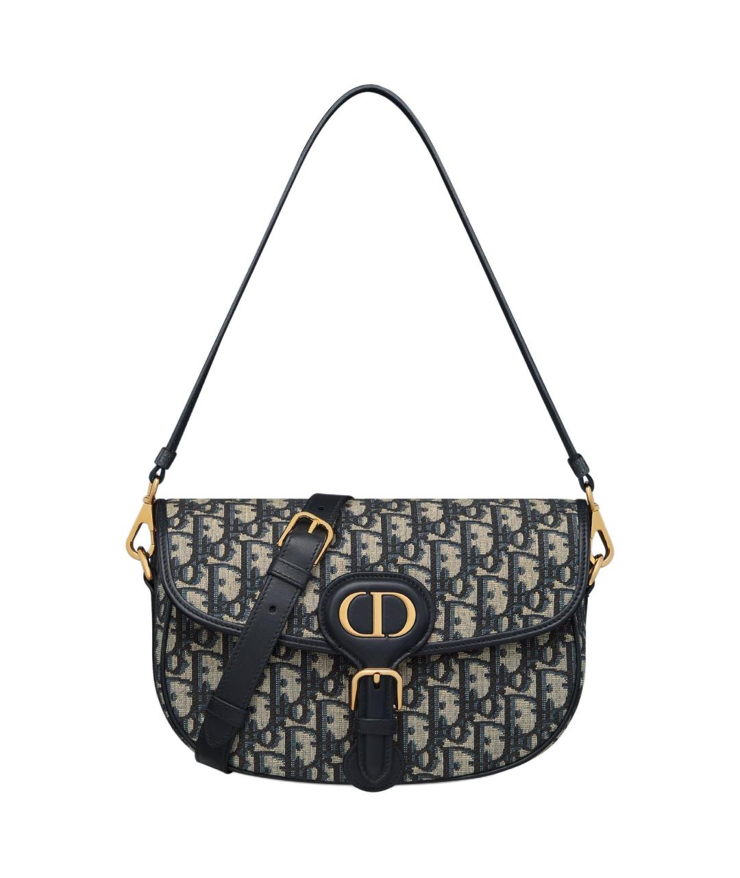 CHRISTIAN DIOR Темно-синяя сумка с короткими ручками, фото 1