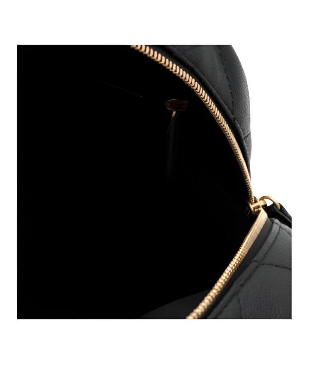 CHANEL Черный кожаный рюкзак, фото 5