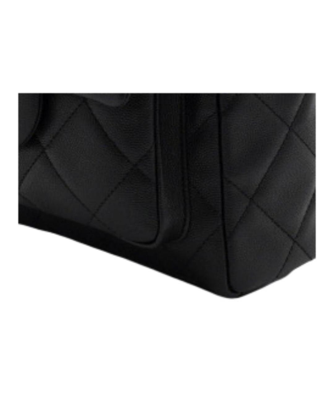 CHANEL Черный кожаный рюкзак, фото 4