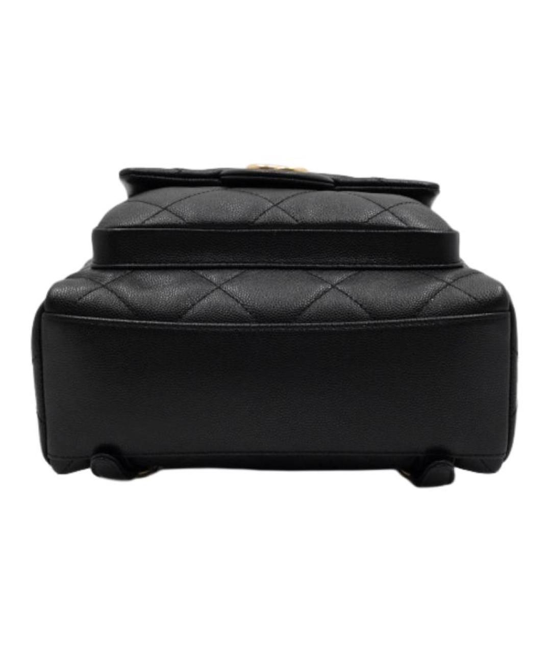 CHANEL Черный кожаный рюкзак, фото 2