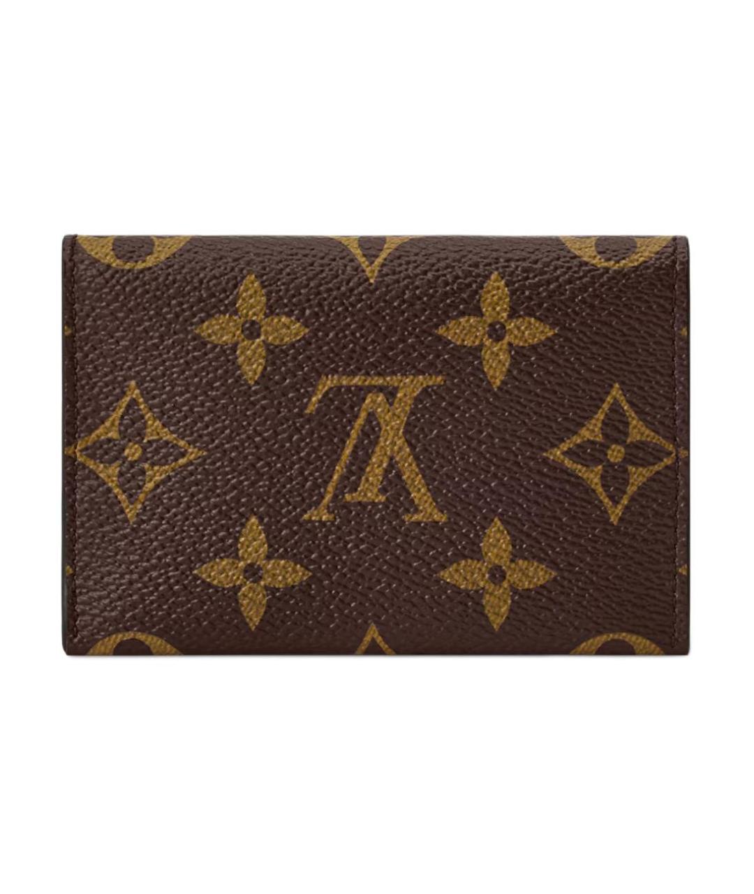 LOUIS VUITTON Коричневый кардхолдер, фото 3