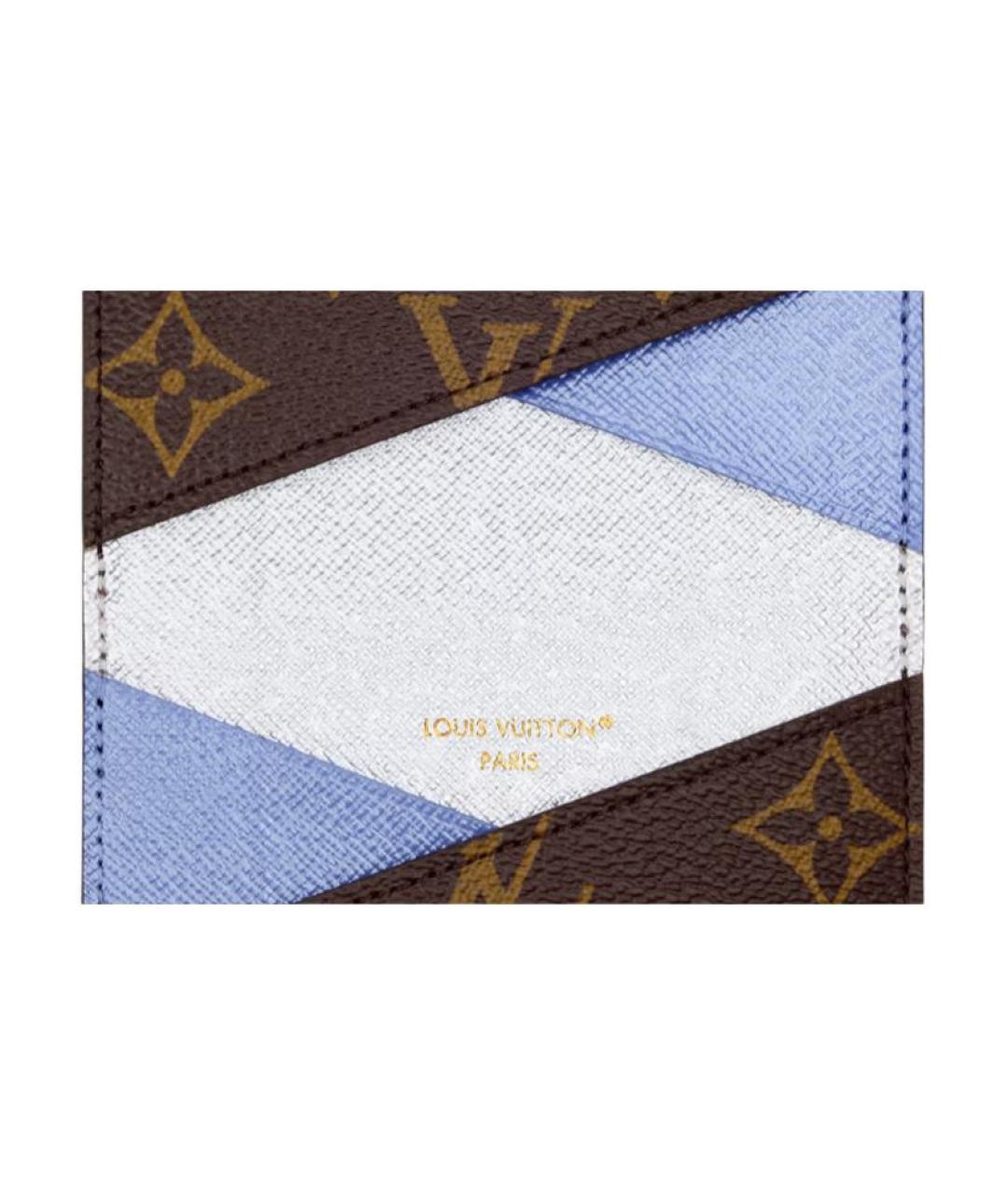 LOUIS VUITTON Коричневый кардхолдер, фото 5