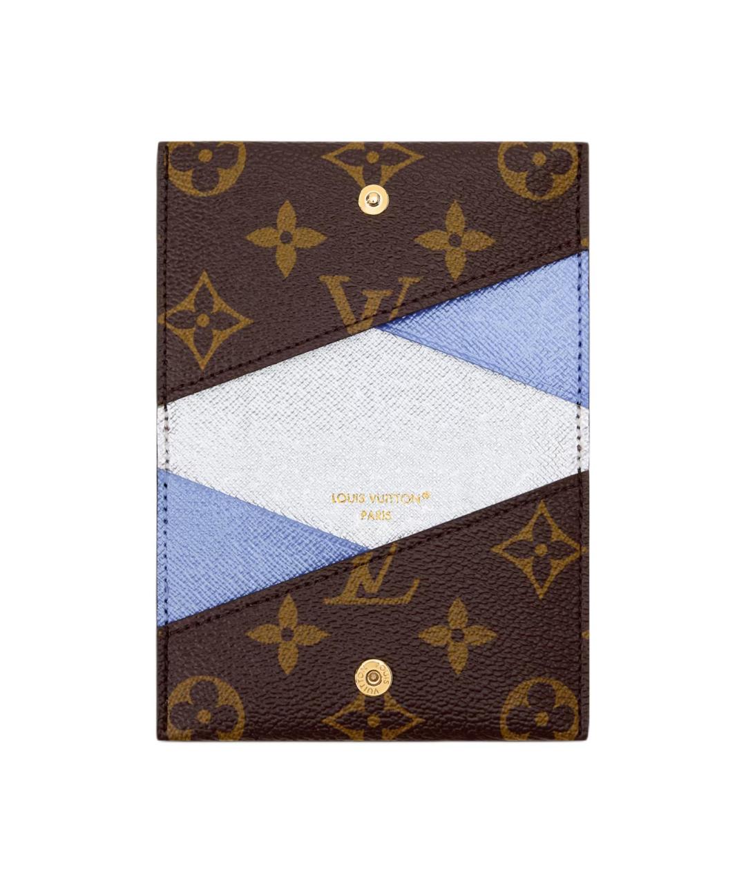 LOUIS VUITTON Коричневый кардхолдер, фото 4