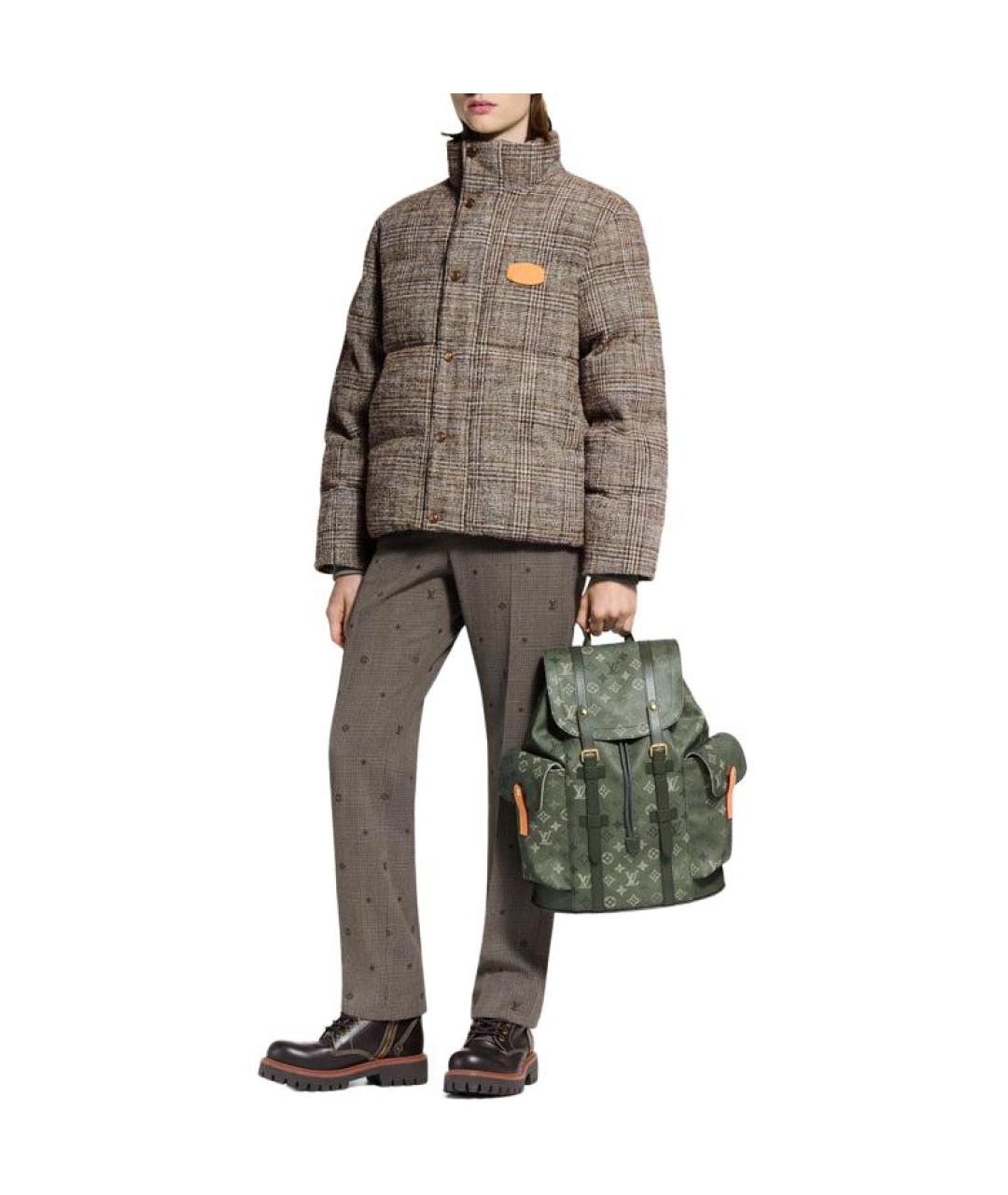 LOUIS VUITTON Коричневый пуховик, фото 3