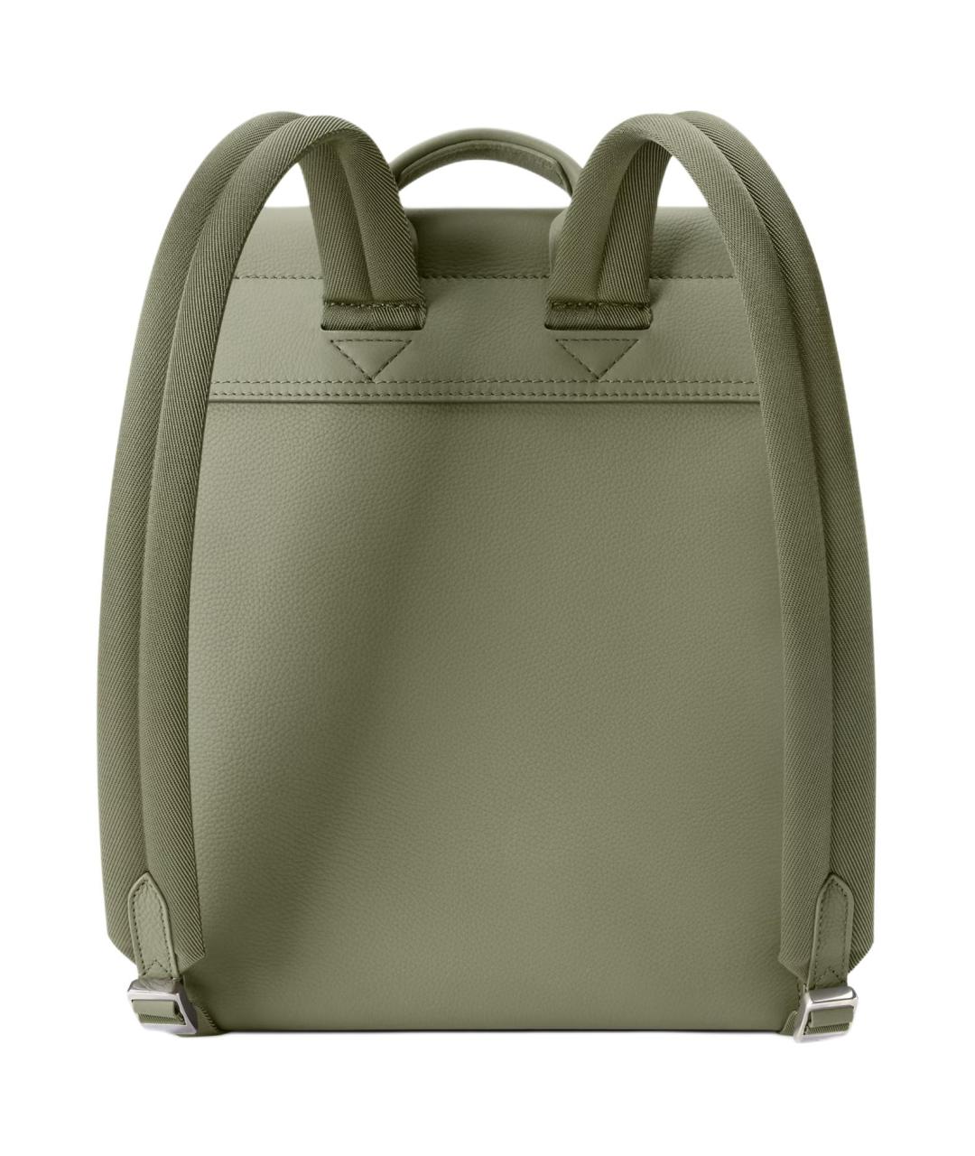 LOUIS VUITTON Зеленый кожаный рюкзак, фото 3