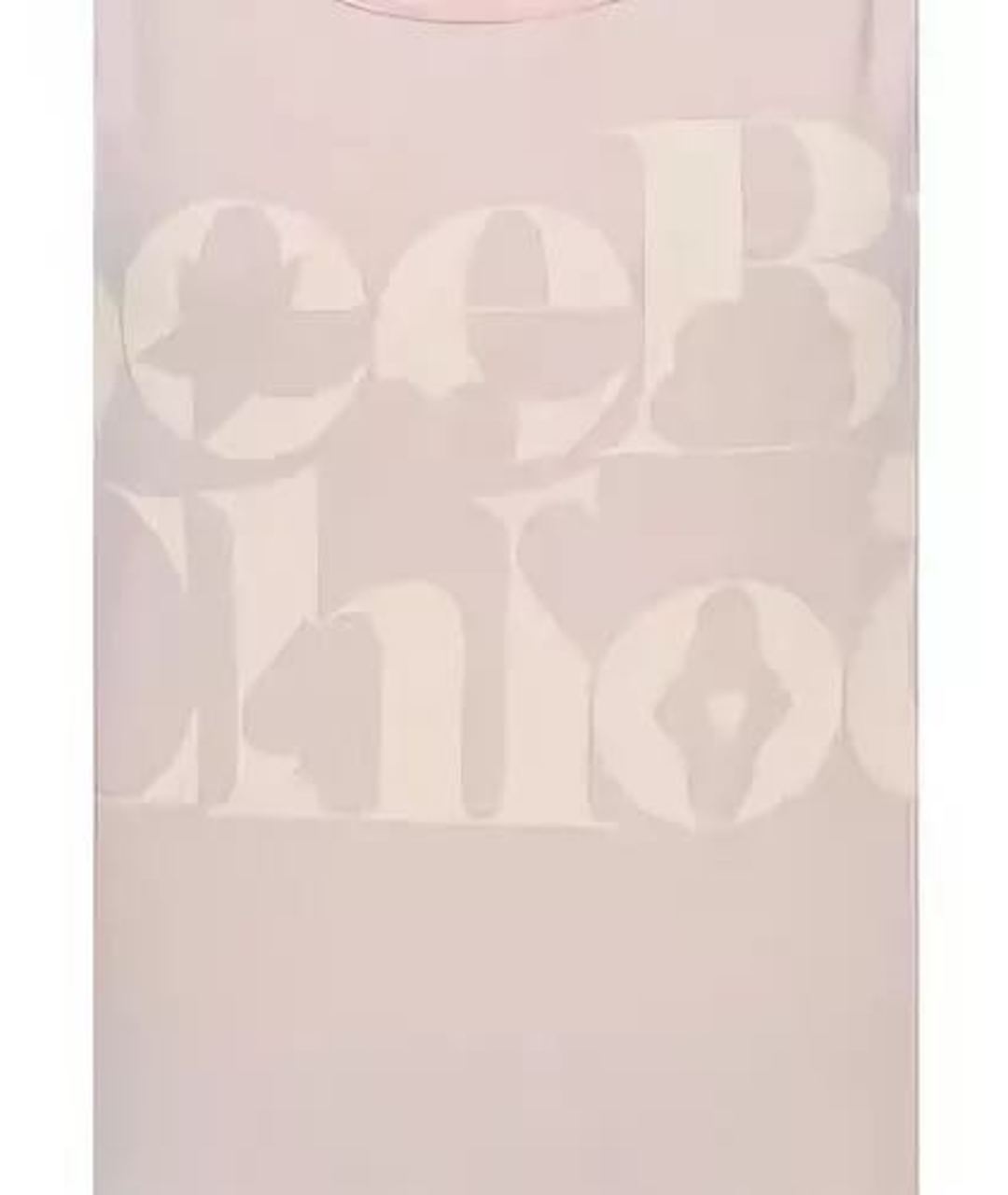 SEE BY CHLOE Розовая хлопко-эластановая футболка, фото 6