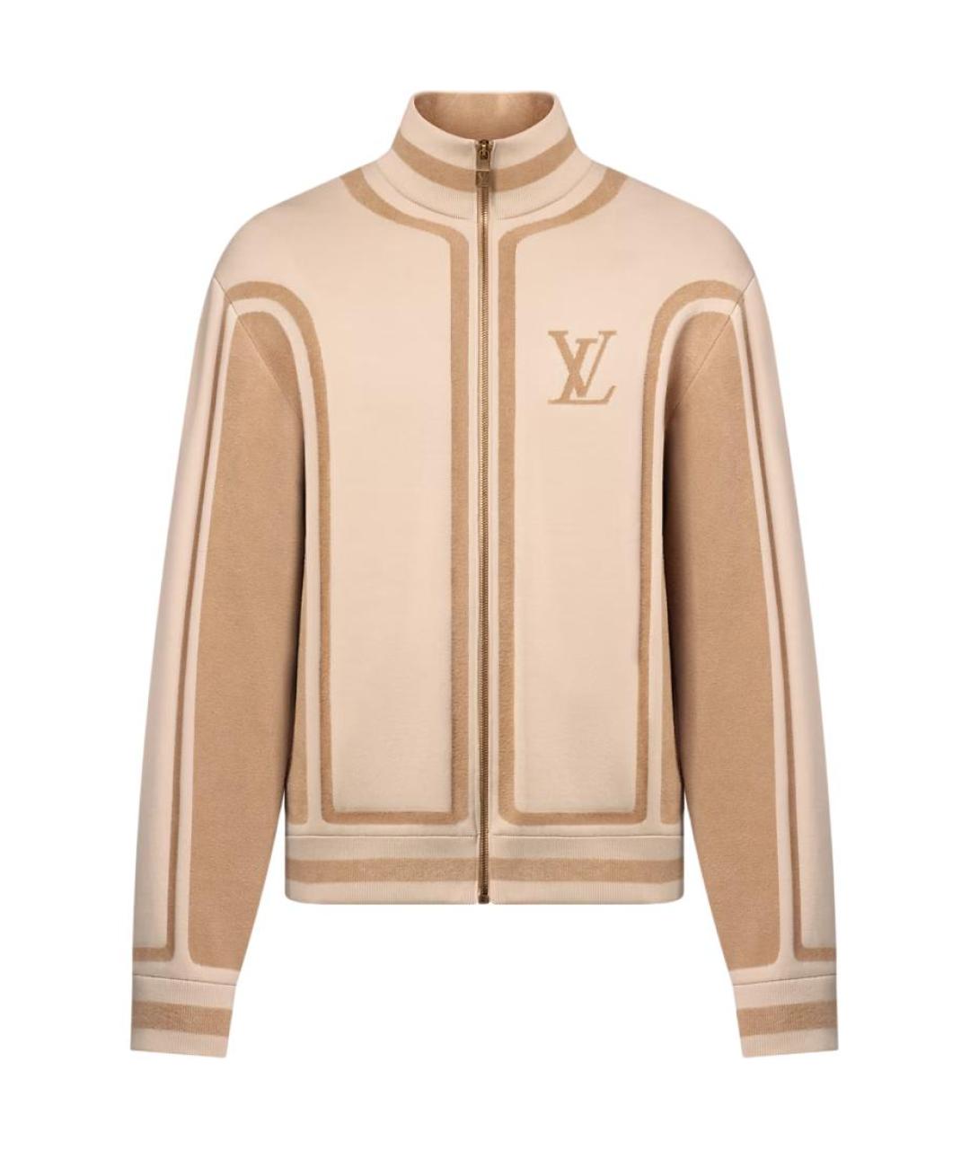 LOUIS VUITTON Бежевый джемпер / свитер, фото 1