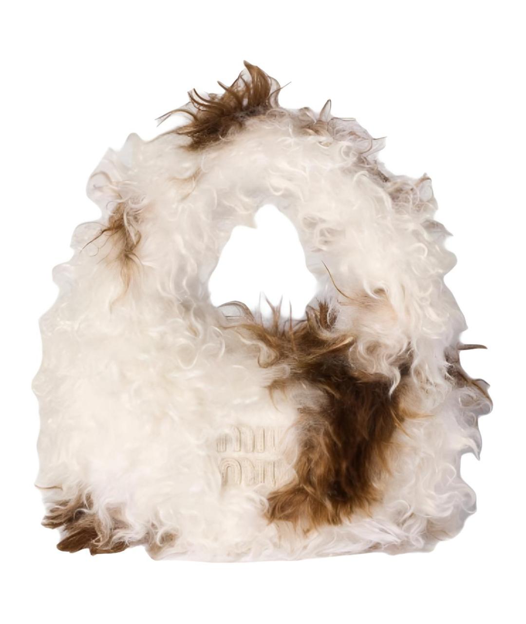 MIU MIU Бежевая сумка через плечо, фото 1