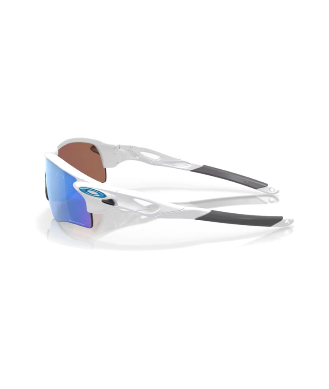 OAKLEY Белые пластиковые солнцезащитные очки, фото 3
